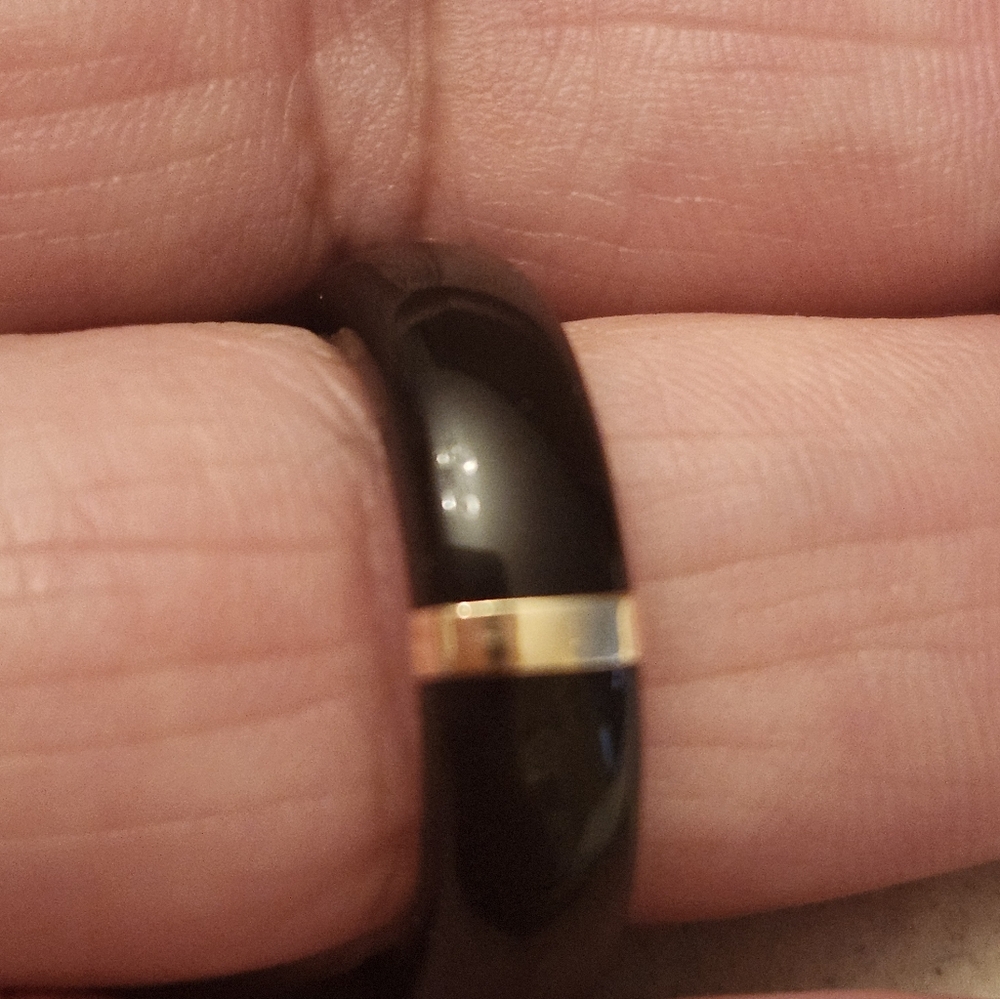 JADE  with 14KT Gold Accent